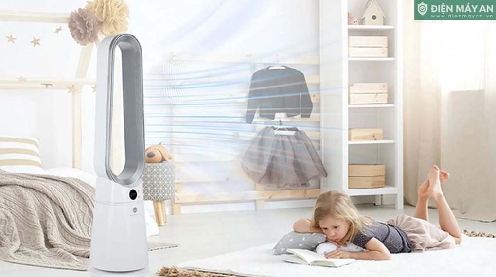 Quạt Lọc Không Khí & Khử Khuẩn Ultty LIDI - Tặng Kèm Quạt Không Cánh Ultty Petit LIDI